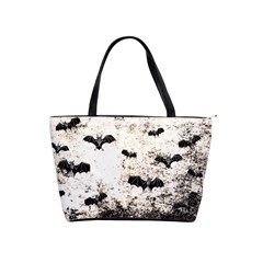 Vintage Halloween Bat pattern Shoulder Handbags