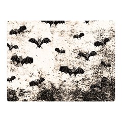 Vintage Halloween Bat pattern Double Sided Flano Blanket (Mini) 