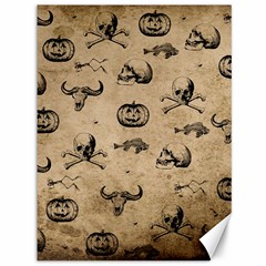 Vintage Halloween Pattern Canvas 36  X 48   by Valentinaart