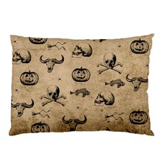 Vintage Halloween Pattern Pillow Case (two Sides) by Valentinaart