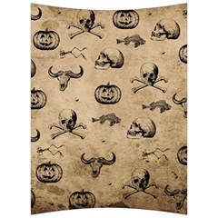 Vintage Halloween Pattern Back Support Cushion by Valentinaart