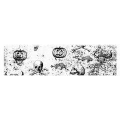 Vintage Halloween Pattern Satin Scarf (oblong) by Valentinaart