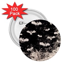 Vintage Halloween Bat pattern 2.25  Buttons (100 pack) 