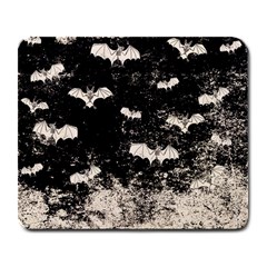 Vintage Halloween Bat pattern Large Mousepads