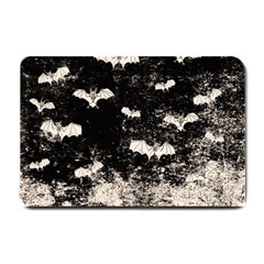 Vintage Halloween Bat pattern Small Doormat 
