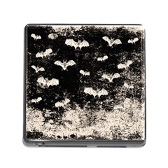 Vintage Halloween Bat pattern Memory Card Reader (Square)