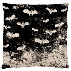 Vintage Halloween Bat pattern Large Cushion Case (Two Sides)