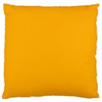 Pale Pumpkin Orange Creepy Hollow Halloween  Large Flano Cushion Case (One Side) Front