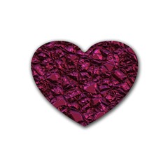 Jagged Stone 2a Heart Coaster (4 pack) 