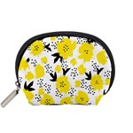 Yellow Flowers Accessory Pouch (Small) Front