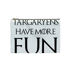  Targaryens Have More Fun - Blondes Have More Fun Black Cosmetic Bag (medium) 