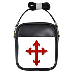 Crusader Cross Girls Sling Bags by Valentinaart