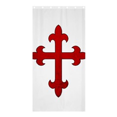 Crusader Cross Shower Curtain 36  X 72  (stall)  by Valentinaart