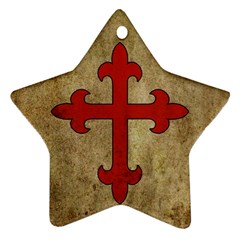 Crusader Cross Ornament (star) by Valentinaart