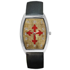 Crusader Cross Barrel Style Metal Watch by Valentinaart
