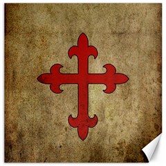 Crusader Cross Canvas 20  X 20   by Valentinaart