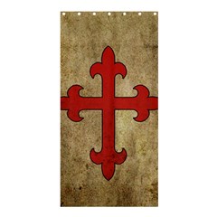 Crusader Cross Shower Curtain 36  X 72  (stall)  by Valentinaart