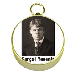 Sergei Yesenin Gold Compasses by Valentinaart