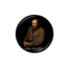 Fyodor Dostoyevsky Hat Clip Ball Marker (4 Pack) by Valentinaart