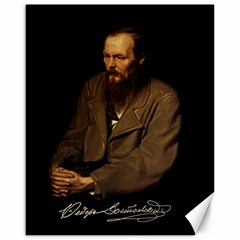 Fyodor Dostoyevsky Canvas 16  X 20   by Valentinaart