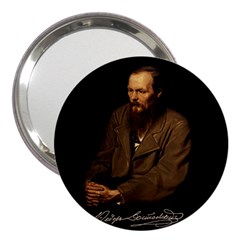 Fyodor Dostoyevsky 3  Handbag Mirrors by Valentinaart