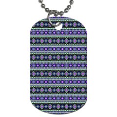 Fancy Tribal Border Pattern 17d Dog Tag (One Side)