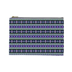 Fancy Tribal Border Pattern 17d Cosmetic Bag (Large) 