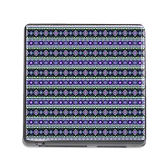 Fancy Tribal Border Pattern 17d Memory Card Reader (Square)