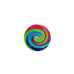 Rainbow Twist 1  Mini Magnets by norastpatrick