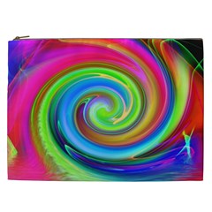 Rainbow Twist Cosmetic Bag (xxl) 