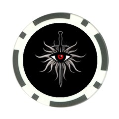 Inquisition Symbol Poker Chip Card Guard by Valentinaart