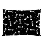 Fish bones pattern Pillow Case (Two Sides) Back