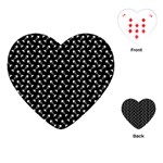 Fish bones pattern Playing Cards (Heart)  Front