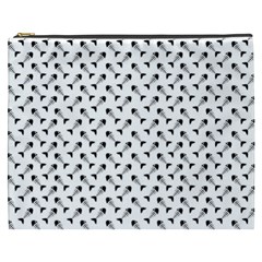 Fish Bones Pattern Cosmetic Bag (xxxl)  by Valentinaart