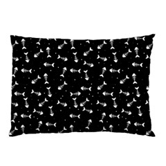 Fish Bones Pattern Pillow Case (two Sides) by Valentinaart