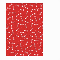 Fish Bones Pattern Large Garden Flag (two Sides)