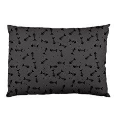 Fish Bones Pattern Pillow Case (two Sides) by ValentinaDesign