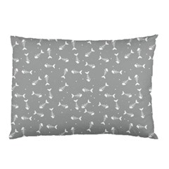 Fish Bones Pattern Pillow Case (two Sides) by ValentinaDesign