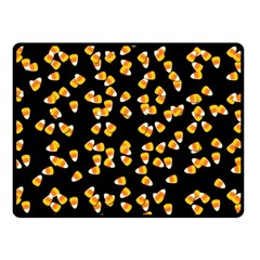 Candy Corn Double Sided Fleece Blanket (small)  by Valentinaart