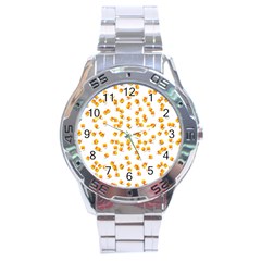 Candy Corn Stainless Steel Analogue Watch by Valentinaart