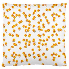 Candy Corn Standard Flano Cushion Case (two Sides) by Valentinaart