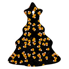 Candy Corn Christmas Tree Ornament (two Sides) by Valentinaart