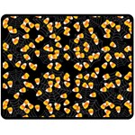 Candy Corn Double Sided Fleece Blanket (Medium)  58.8 x47.4  Blanket Back