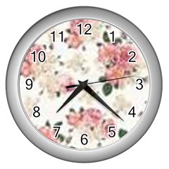 Downloadv Wall Clocks (silver)  by MaryIllustrations