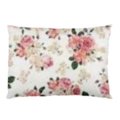 Pink And White Flowers  Pillow Case by MaryIllustrations