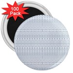 Aztec Influence Pattern 3  Magnets (100 pack) Front