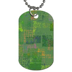 Abstract Art Dog Tag (two Sides) by ValentinaDesign