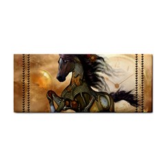 Steampunk, Wonderful Steampunk Horse With Clocks And Gears, Golden Design Cosmetic Storage Cases by FantasyWorld7