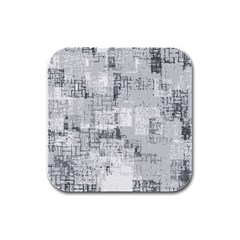 Abstract Art Rubber Square Coaster (4 Pack) 