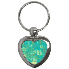 Abstract art Key Chains (Heart) 